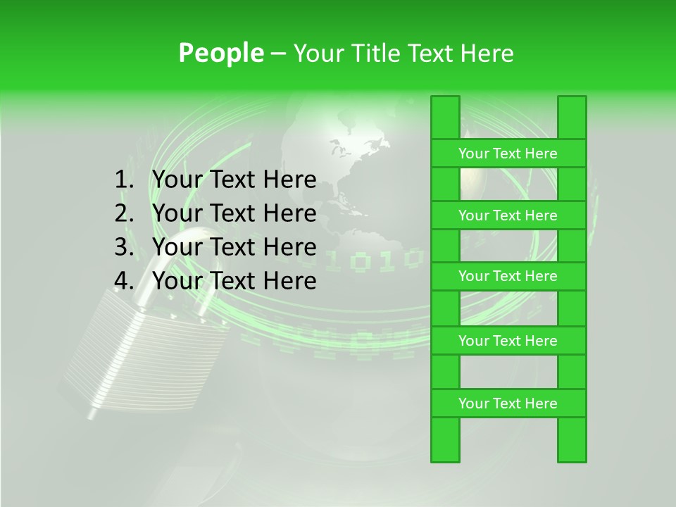 Communication Tech Online PowerPoint Template