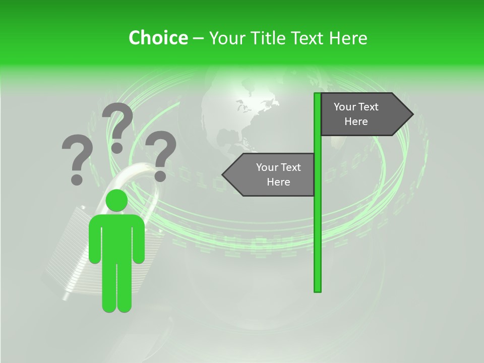 Communication Tech Online PowerPoint Template