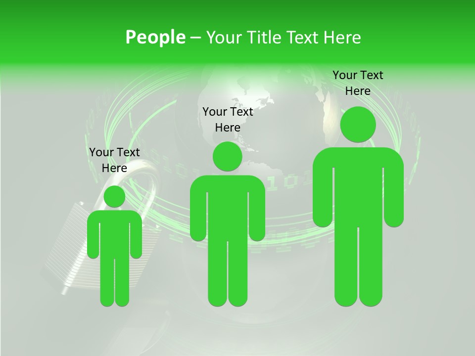 Communication Tech Online PowerPoint Template