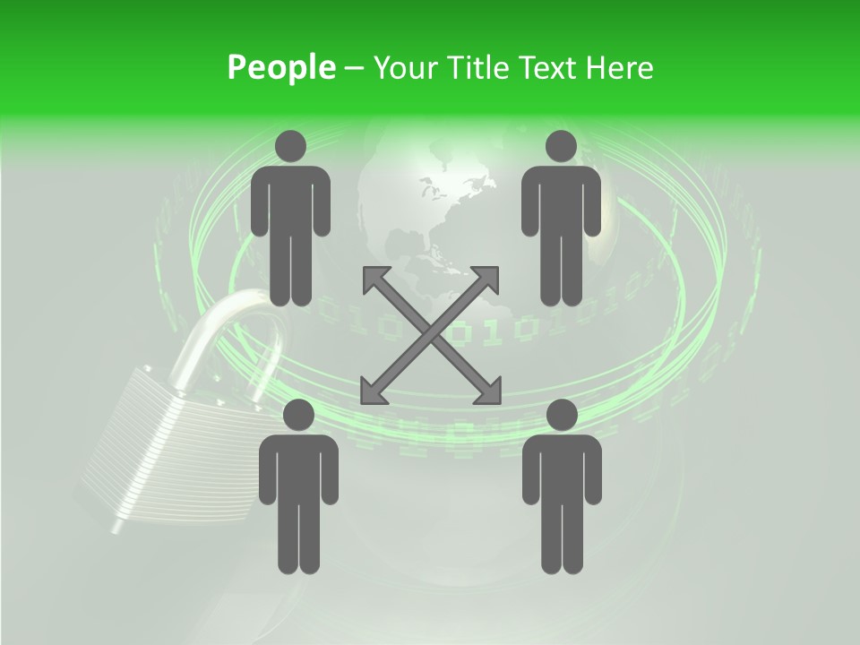 Communication Tech Online PowerPoint Template