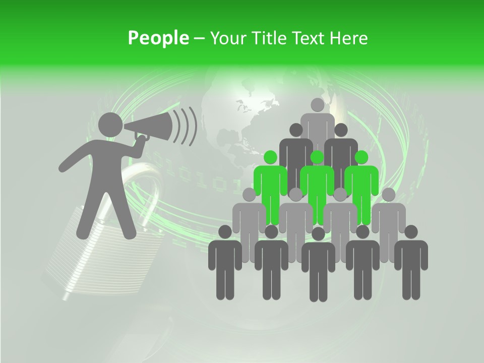 Communication Tech Online PowerPoint Template