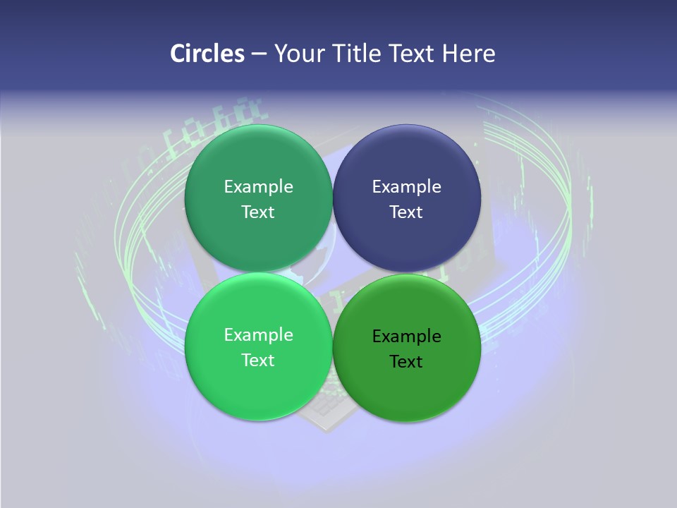 Glow Data Code PowerPoint Template