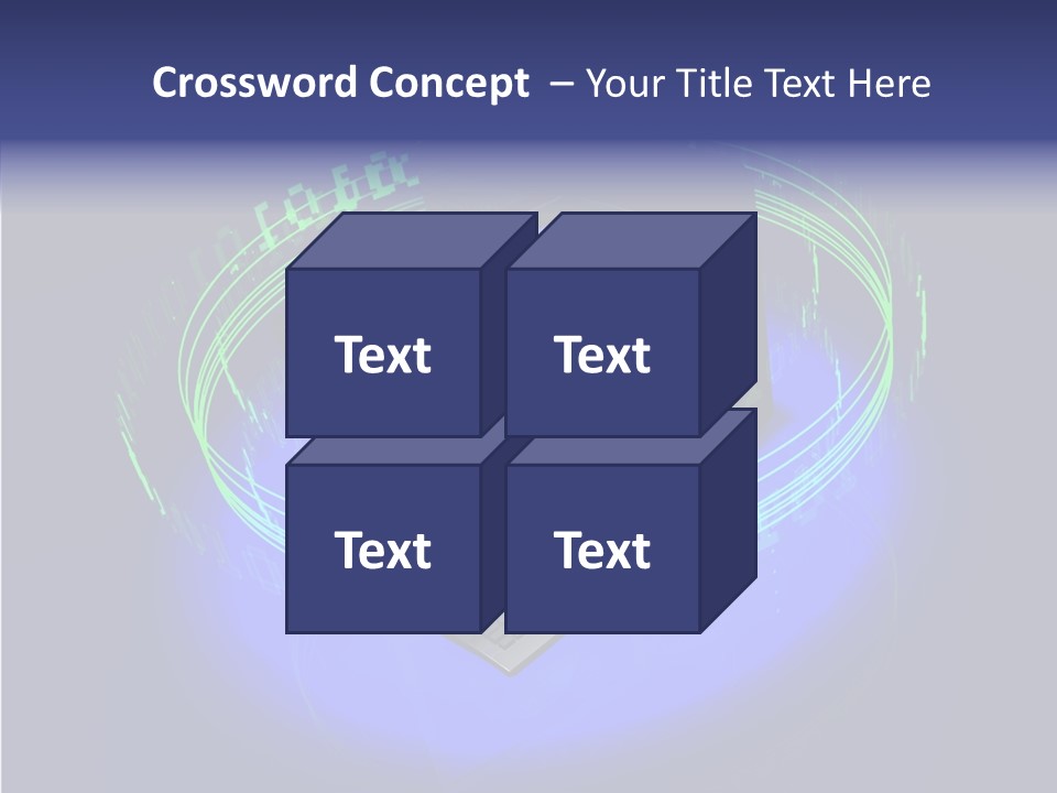 Glow Data Code PowerPoint Template