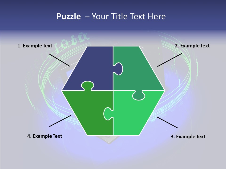 Glow Data Code PowerPoint Template