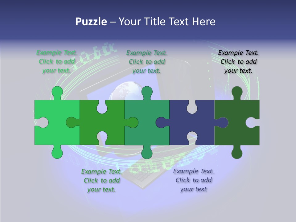 Glow Data Code PowerPoint Template