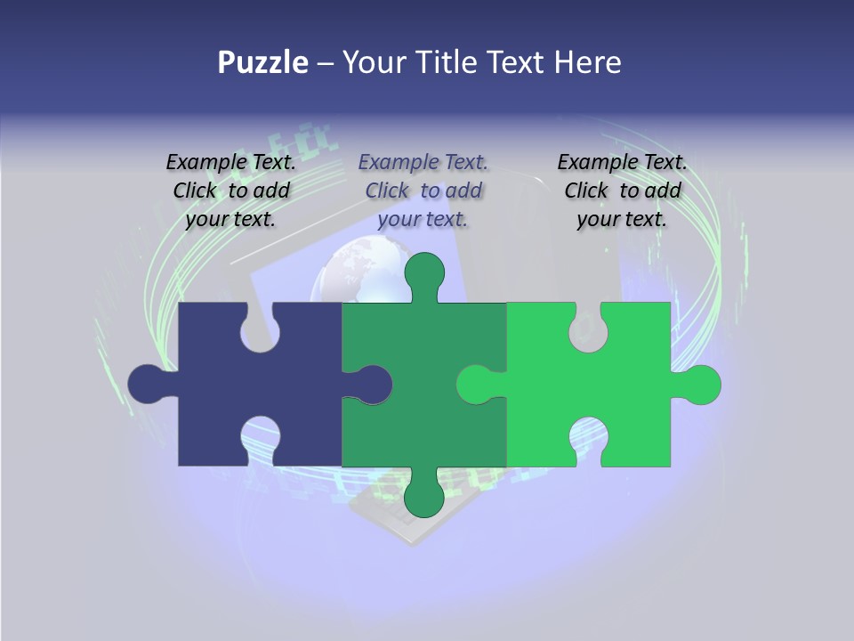 Glow Data Code PowerPoint Template