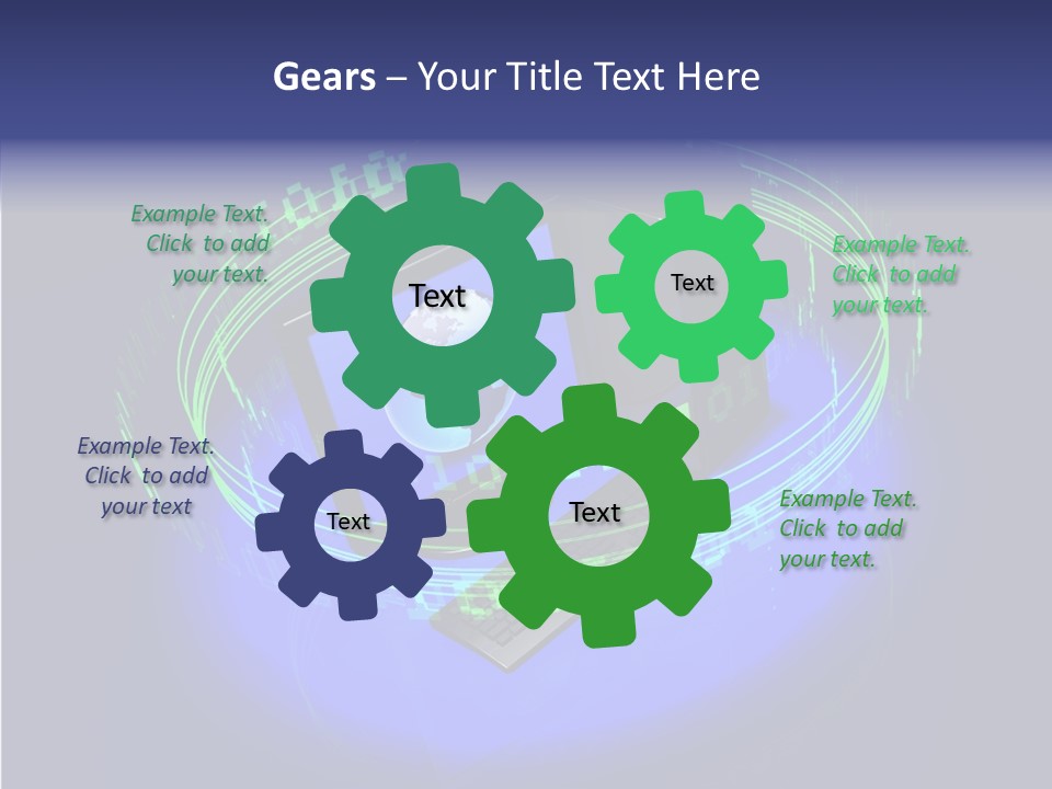 Glow Data Code PowerPoint Template