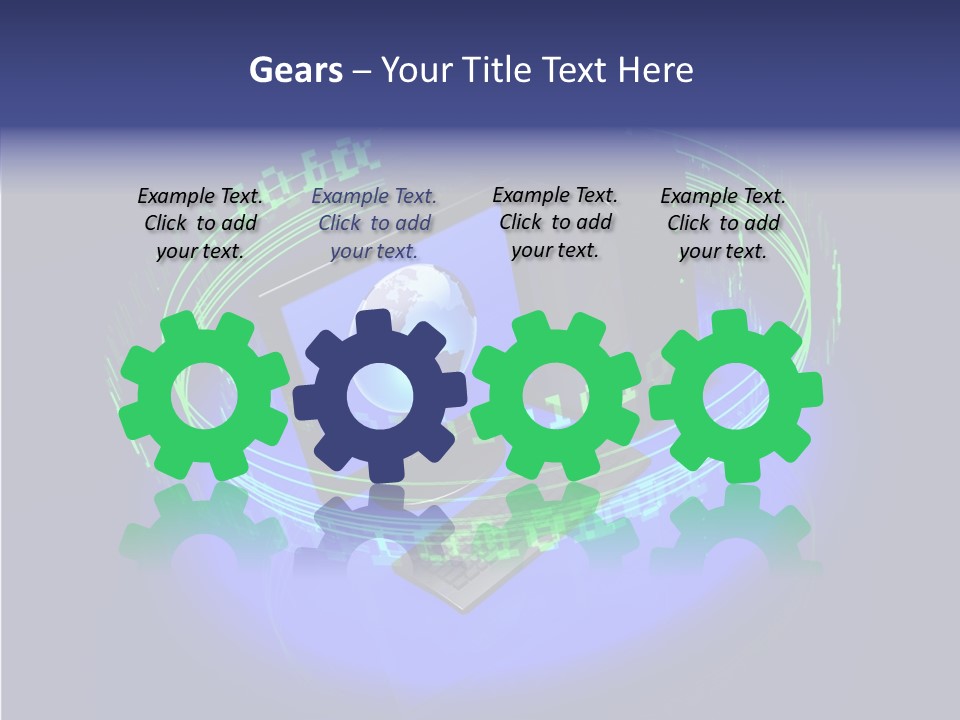 Glow Data Code PowerPoint Template