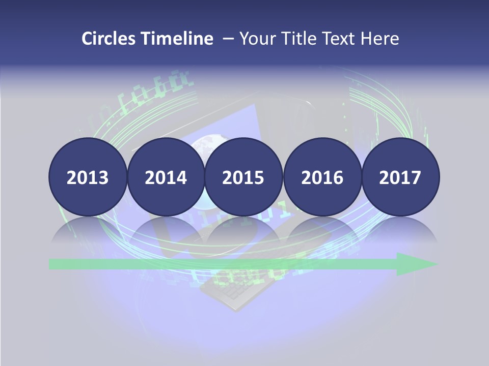 Glow Data Code PowerPoint Template