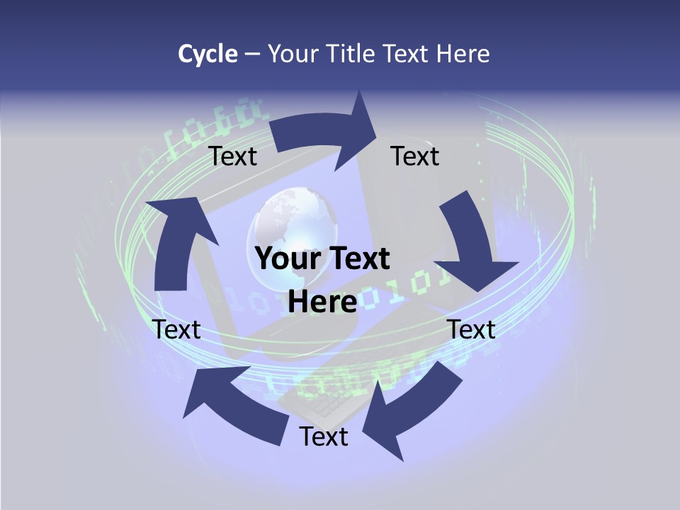 Glow Data Code PowerPoint Template