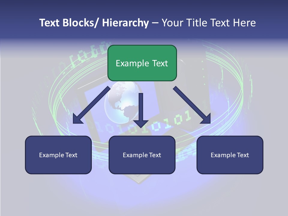 Glow Data Code PowerPoint Template