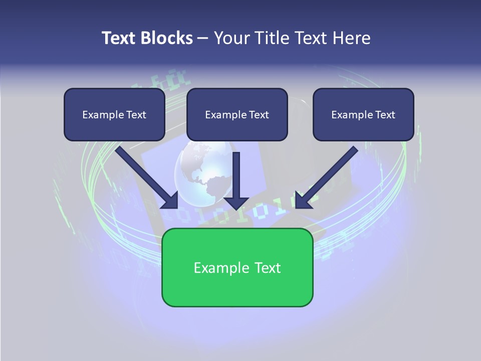 Glow Data Code PowerPoint Template