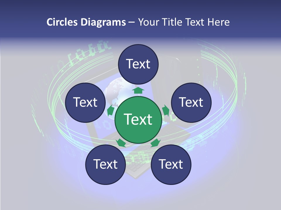Glow Data Code PowerPoint Template