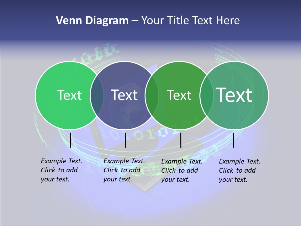 Glow Data Code PowerPoint Template