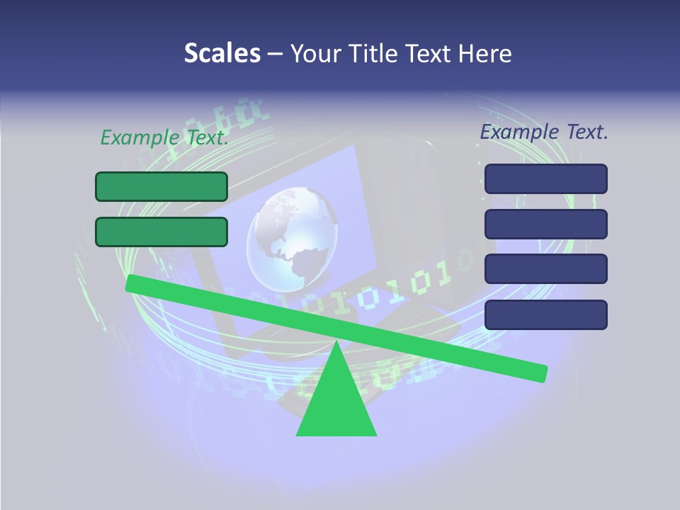 Glow Data Code PowerPoint Template