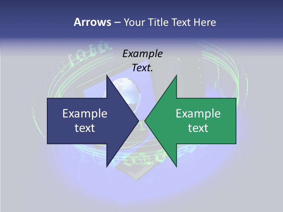 Glow Data Code PowerPoint Template