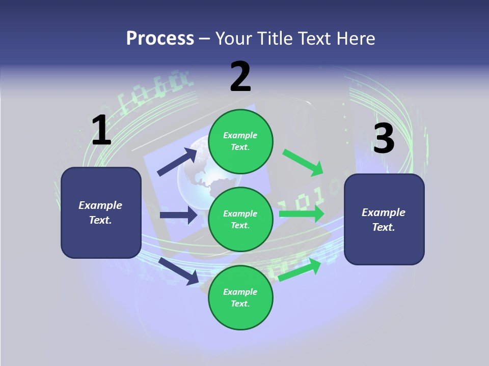 Glow Data Code PowerPoint Template