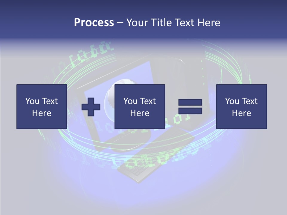 Glow Data Code PowerPoint Template