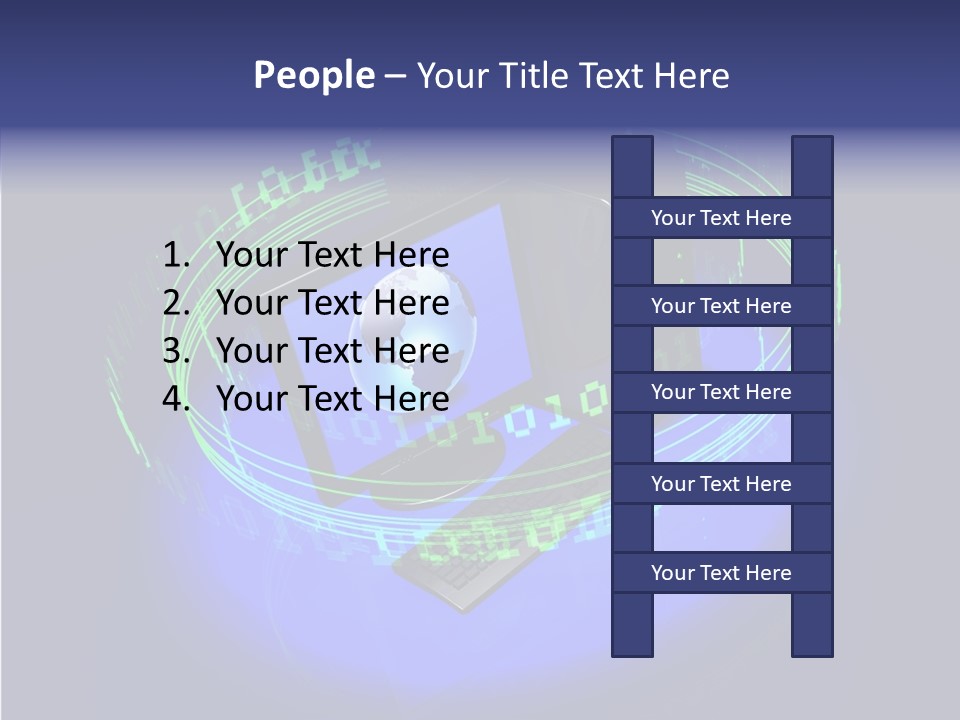 Glow Data Code PowerPoint Template