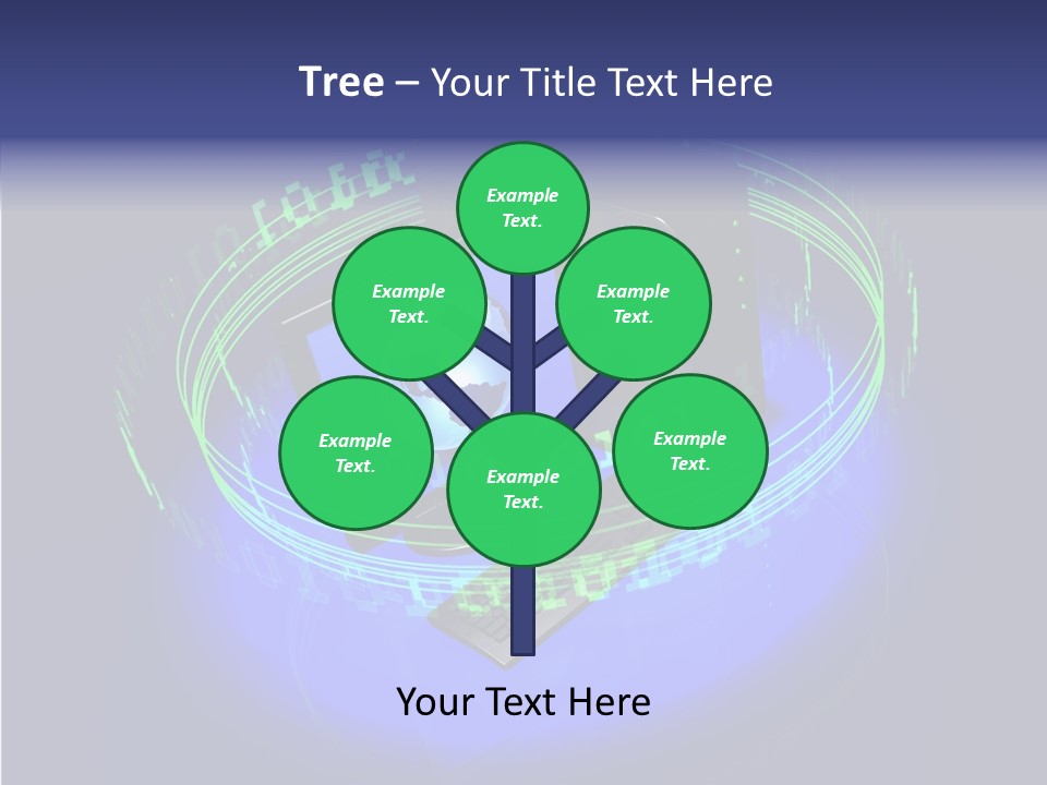 Glow Data Code PowerPoint Template