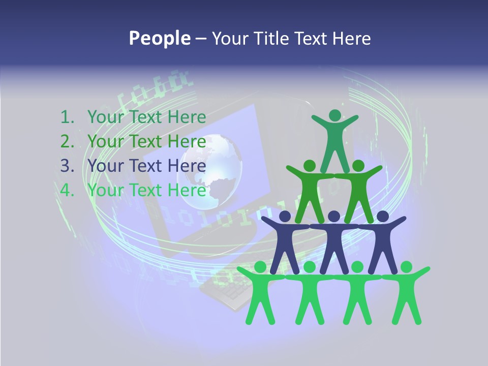 Glow Data Code PowerPoint Template