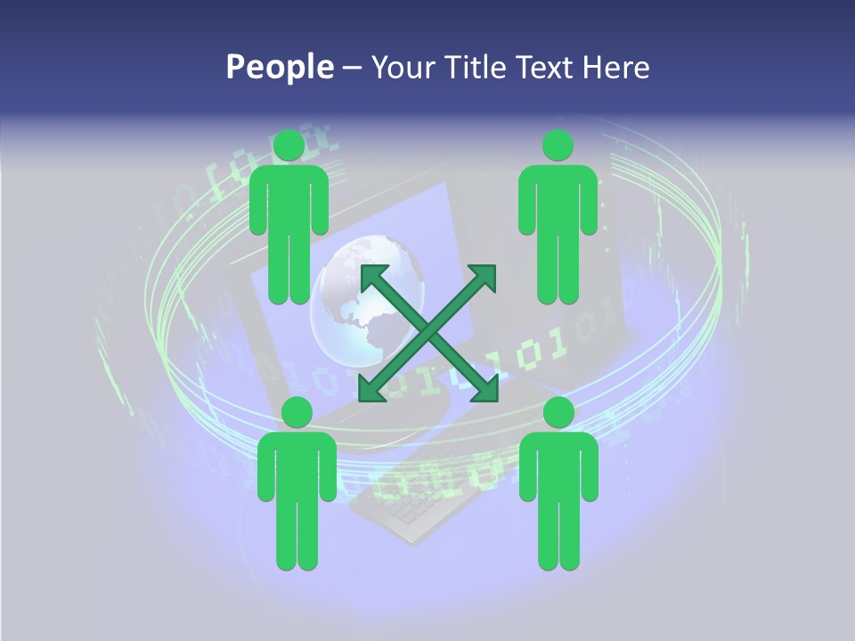 Glow Data Code PowerPoint Template