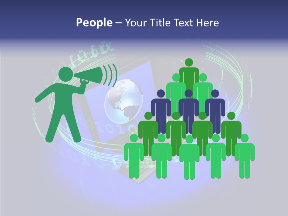 Glow Data Code PowerPoint Template