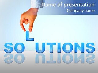 Success White Cooperation PowerPoint Template