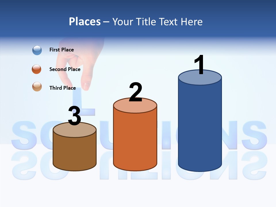 Success White Cooperation PowerPoint Template