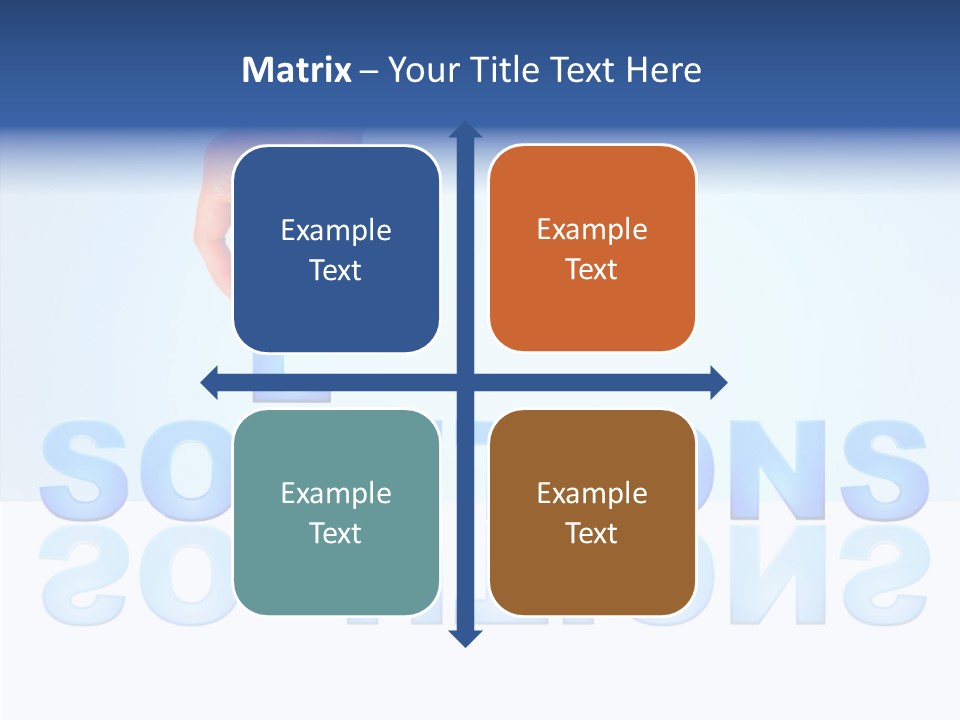 Success White Cooperation PowerPoint Template