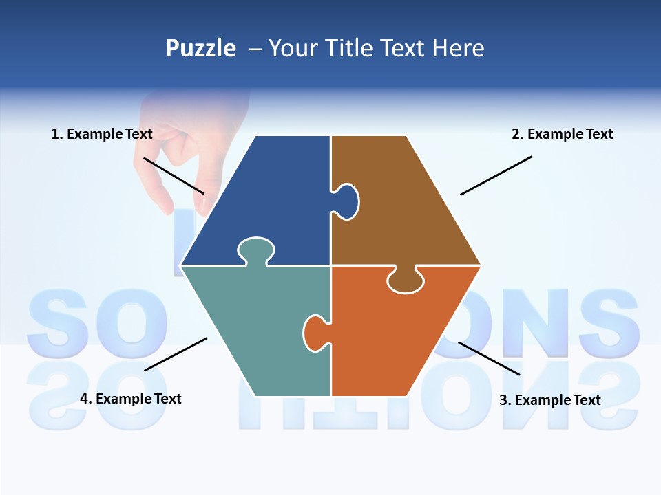 Success White Cooperation PowerPoint Template