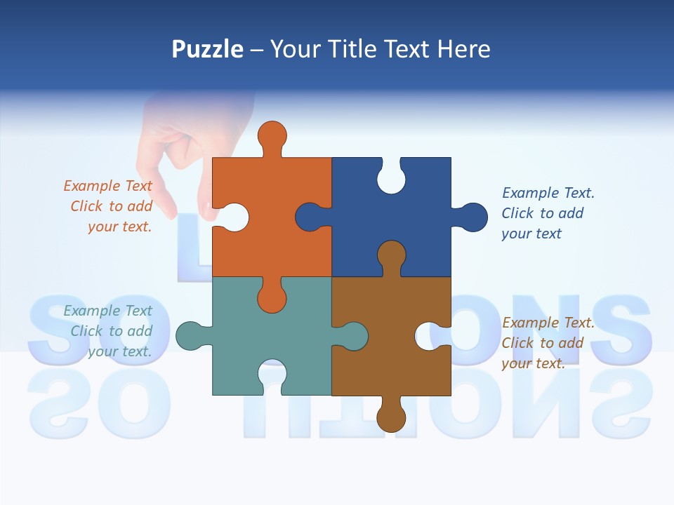 Success White Cooperation PowerPoint Template