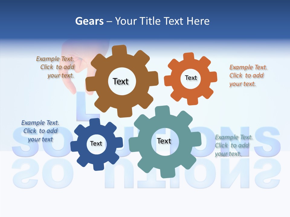 Success White Cooperation PowerPoint Template