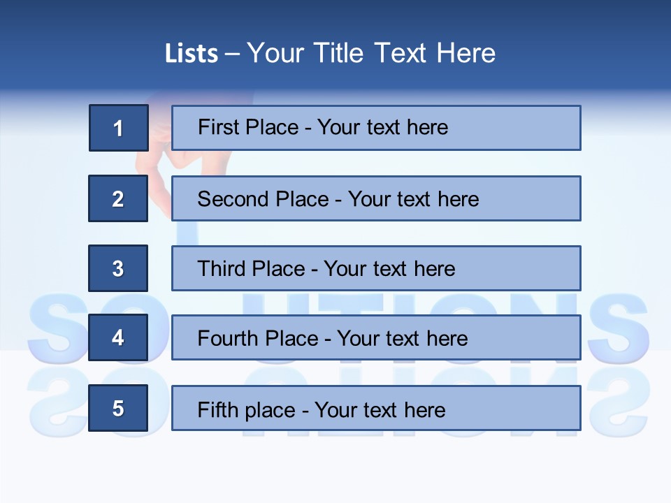 Success White Cooperation PowerPoint Template