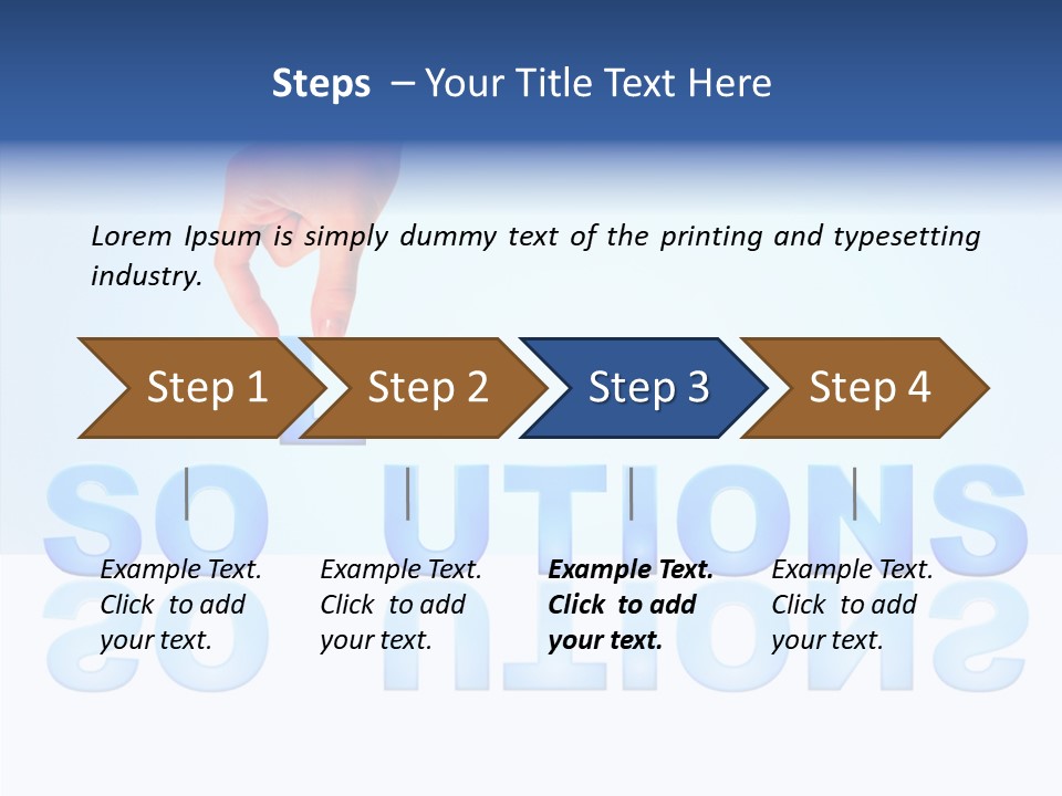 Success White Cooperation PowerPoint Template