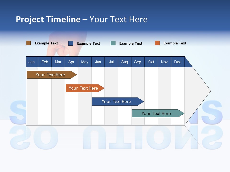 Success White Cooperation PowerPoint Template