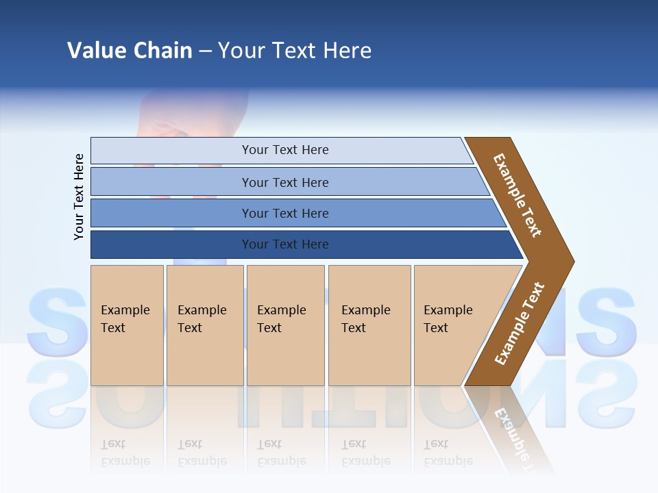 Success White Cooperation PowerPoint Template