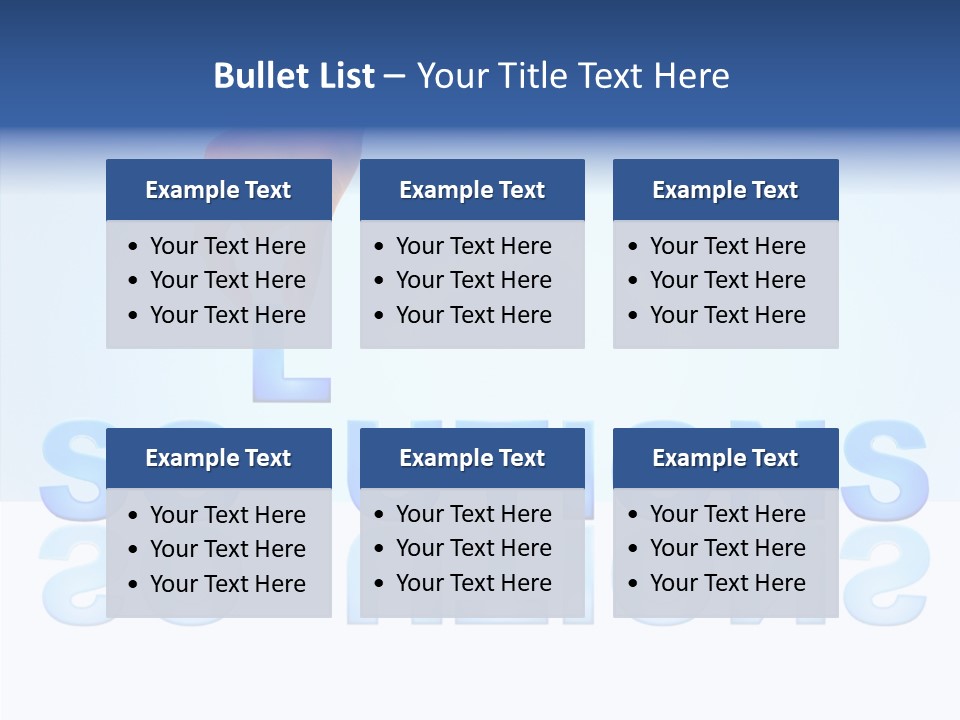 Success White Cooperation PowerPoint Template