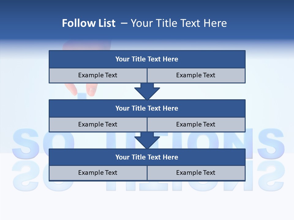 Success White Cooperation PowerPoint Template