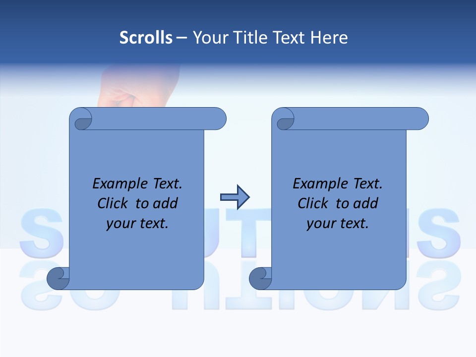 Success White Cooperation PowerPoint Template