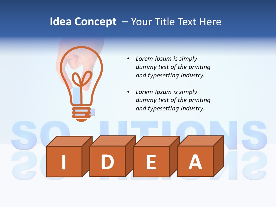 Success White Cooperation PowerPoint Template