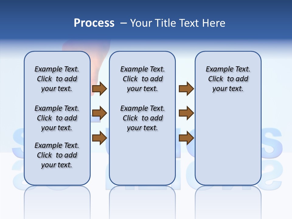 Success White Cooperation PowerPoint Template