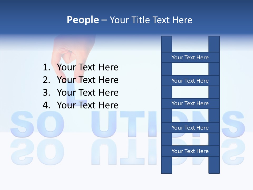 Success White Cooperation PowerPoint Template