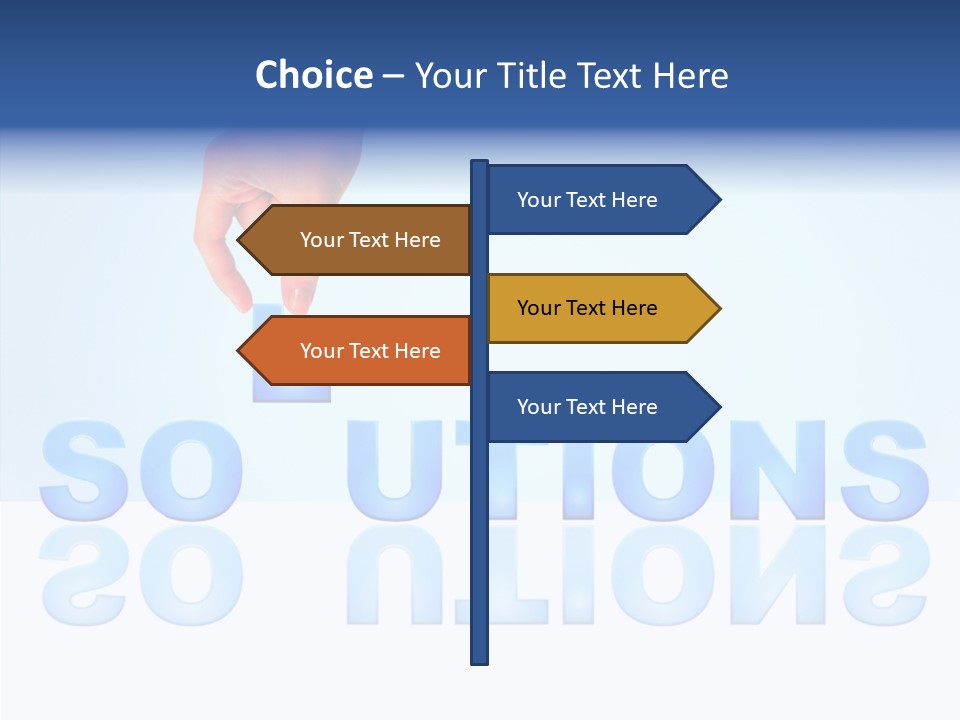 Success White Cooperation PowerPoint Template