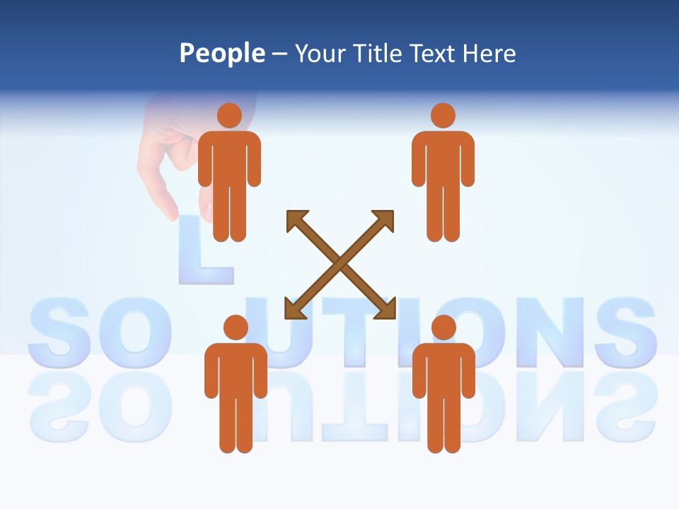 Success White Cooperation PowerPoint Template