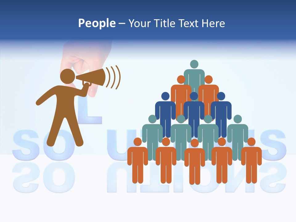 Success White Cooperation PowerPoint Template