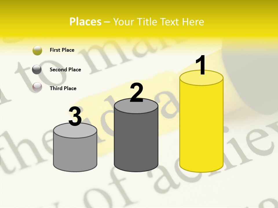 Text Decisions Office PowerPoint Template