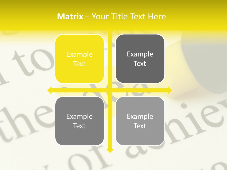 Text Decisions Office PowerPoint Template