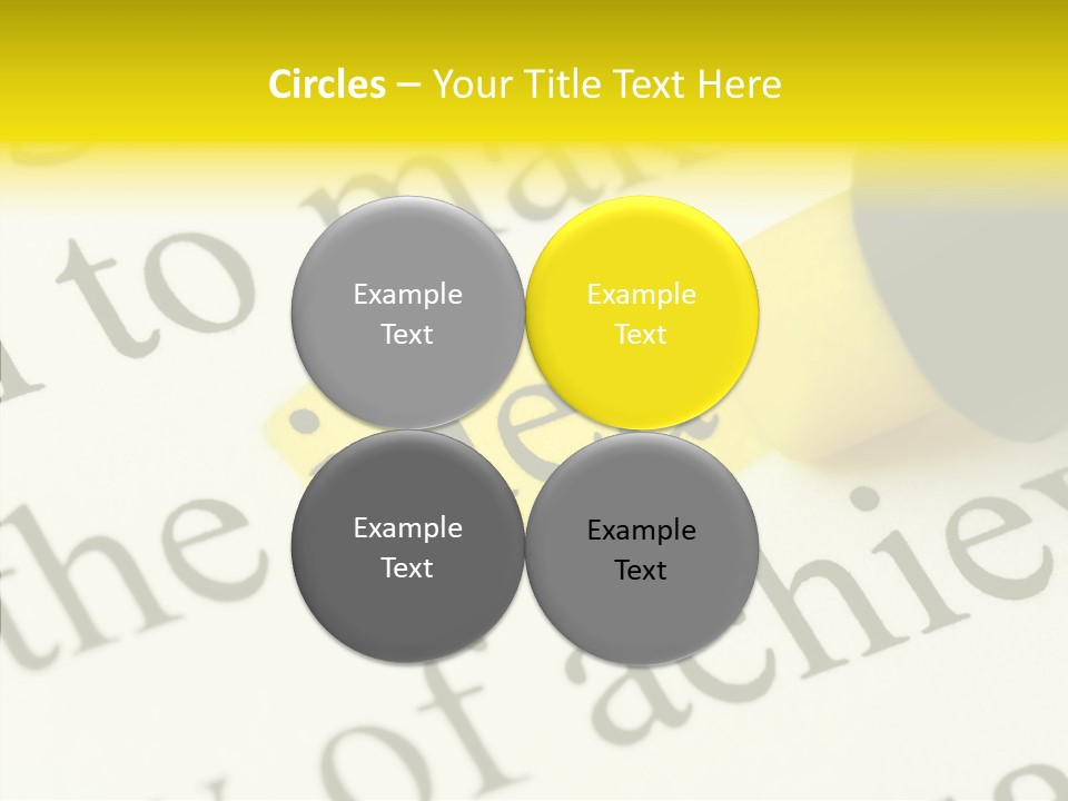 Text Decisions Office PowerPoint Template
