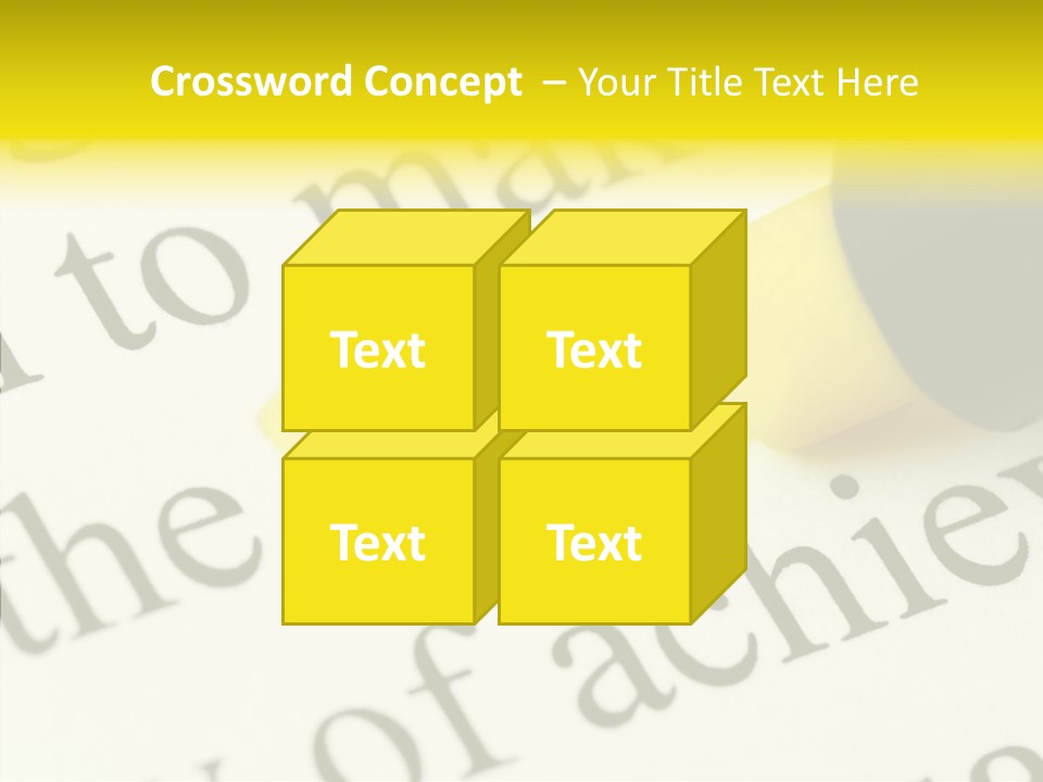 Text Decisions Office PowerPoint Template